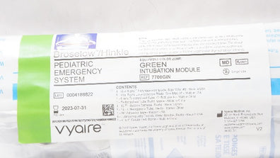 Vyaire 7700GIN Broselow/Hinkle Pediatric Emergency System, Green